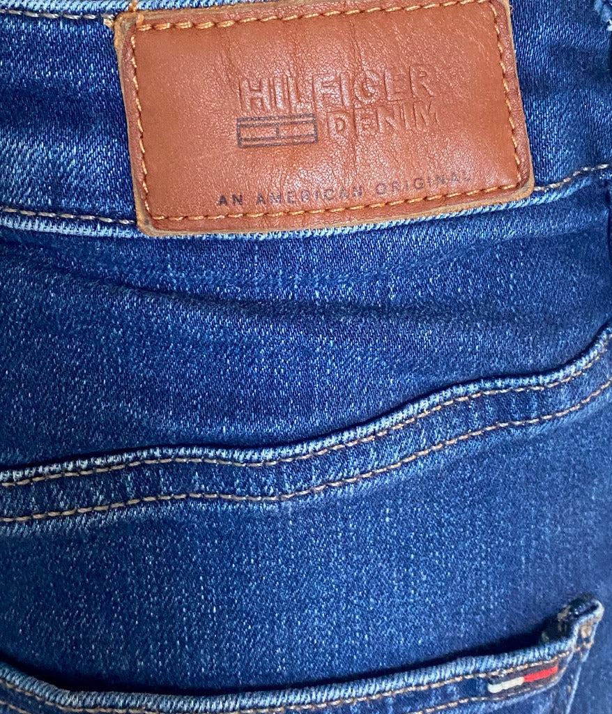 Tommy Hilfiger Blue Denim Skirt - UK M