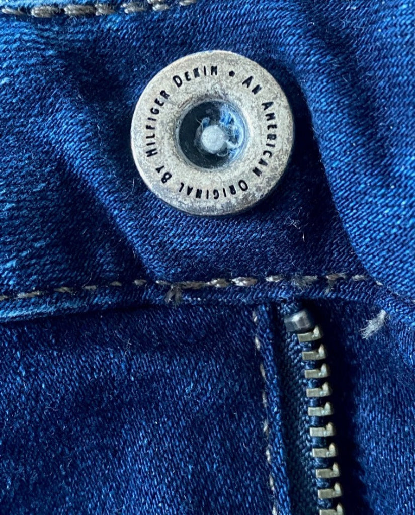 Tommy Hilfiger Blue Denim Skirt - UK M
