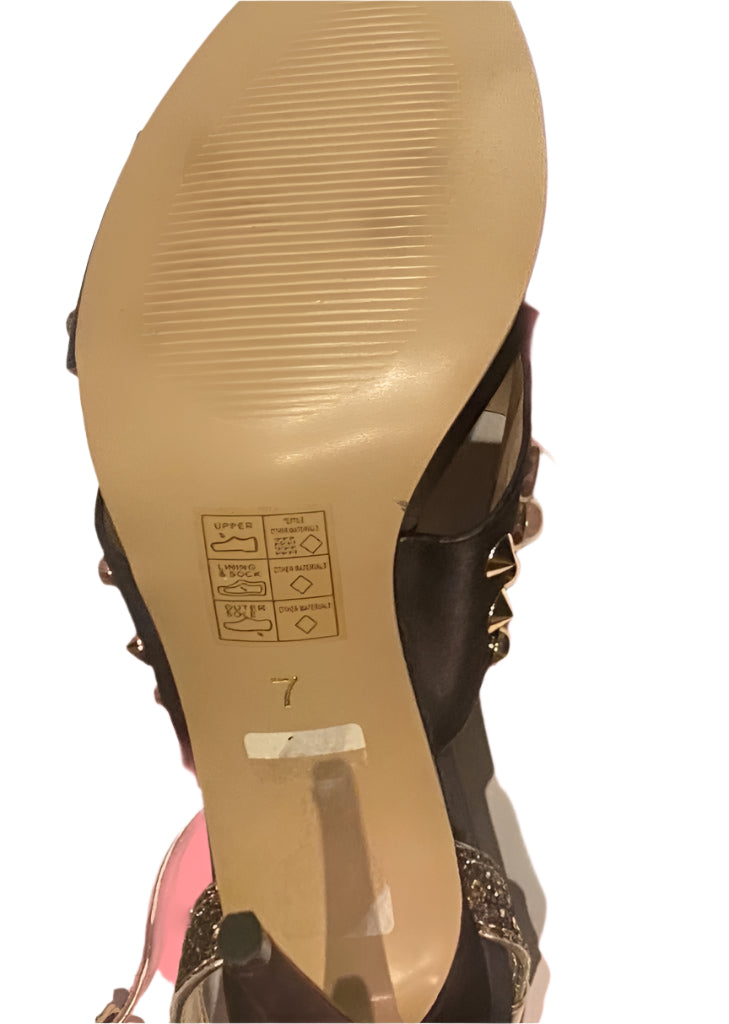 River Island Embellished Black Shoes - UK7