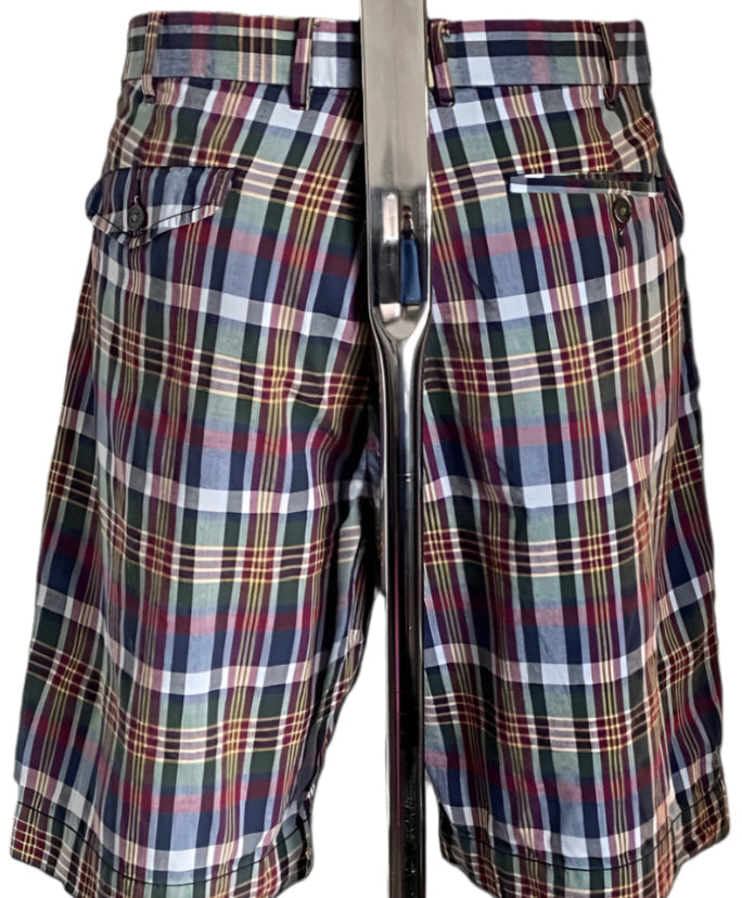 RALPH LAUREN Checked Shorts - UK W 38