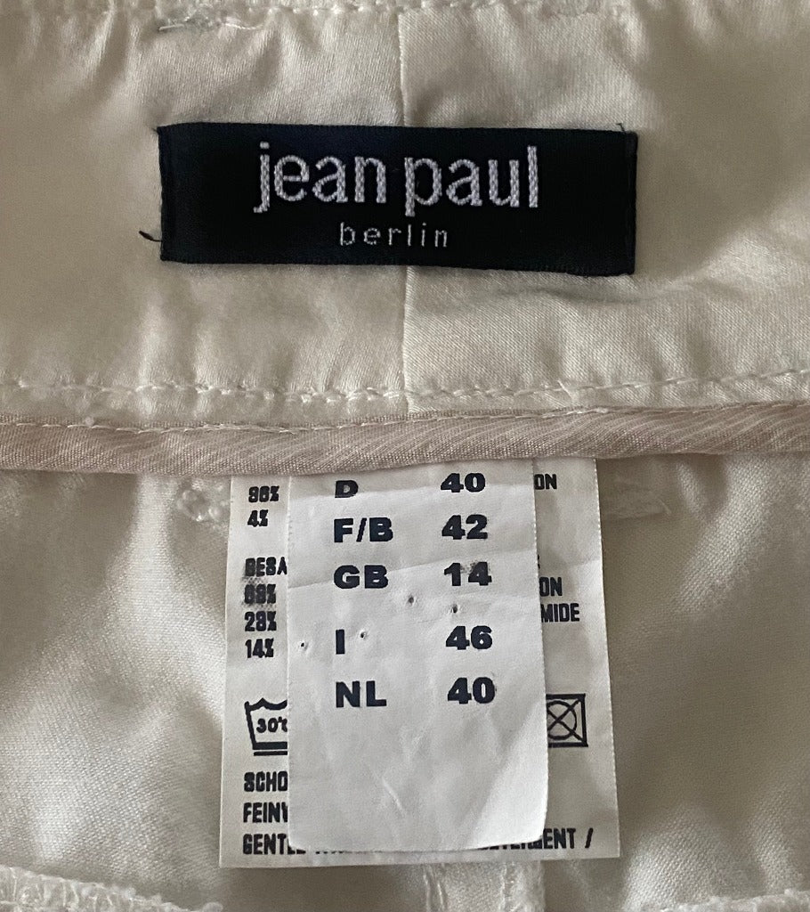 JEAN PAUL of BERLIN Cream Skirt - UK14