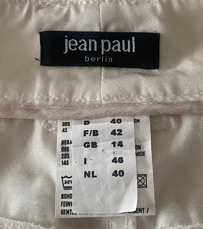 JEAN PAUL of BERLIN Cream Skirt - UK14