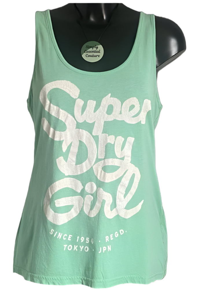 Superdry Mint Green Vest - UK L
