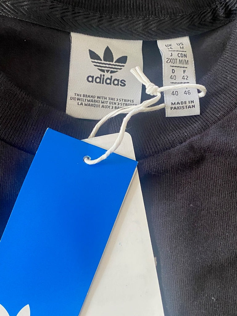 Adidas Black Crop Top - UK14 - New Tags