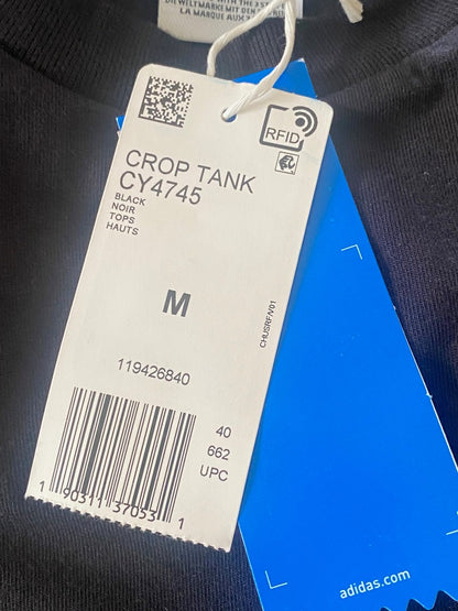 Adidas Black Crop Top - UK14 - New Tags