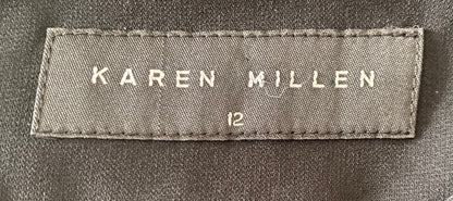 KAREN MILLEN  Black Dress - Size UK12