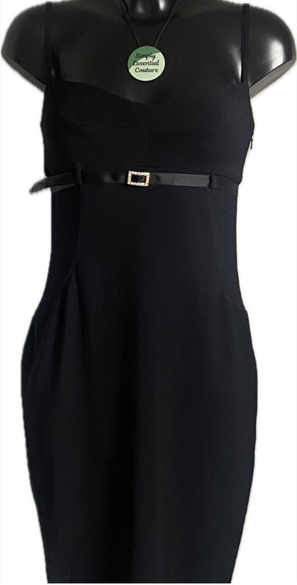 KAREN MILLEN  Black Dress - Size UK12