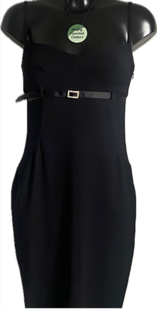 KAREN MILLEN  Black Dress - Size UK12