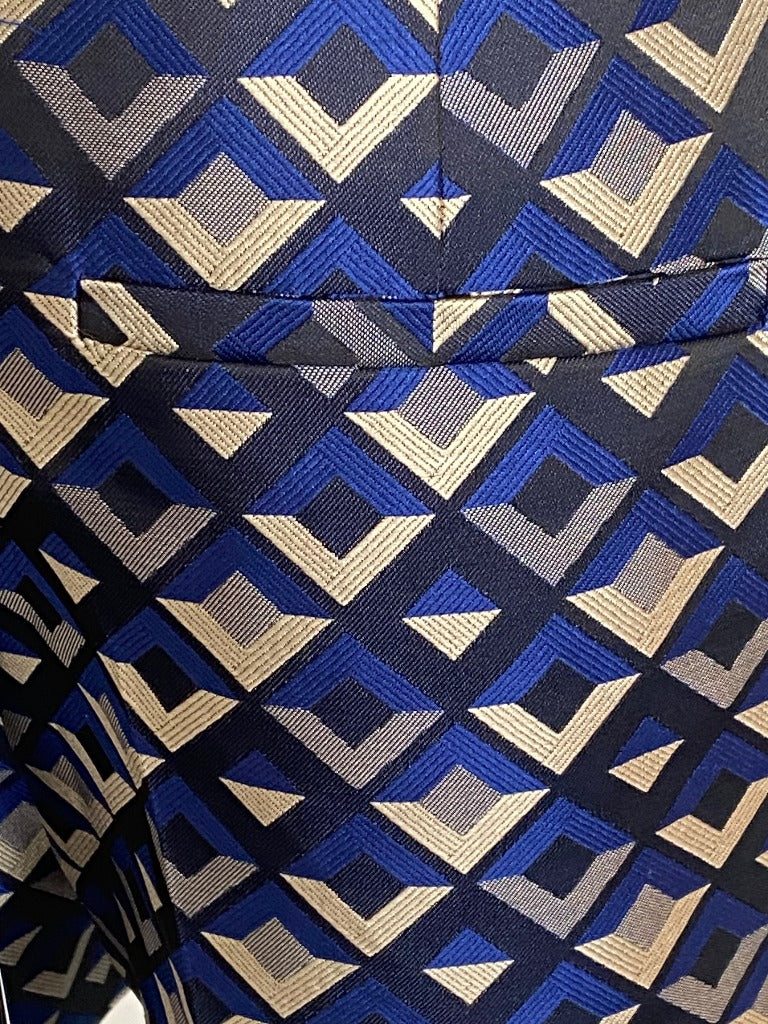 Ted Baker Navy Patterned Shorts Pattern