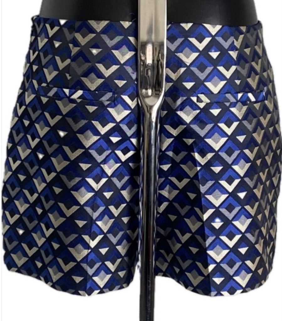 Ted Baker Navy Patterned Shorts - UK14