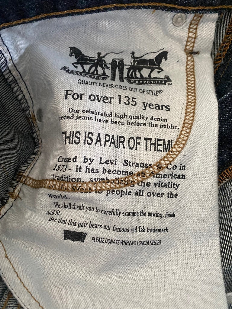 Levis 527 Jeans - Inner Labelling