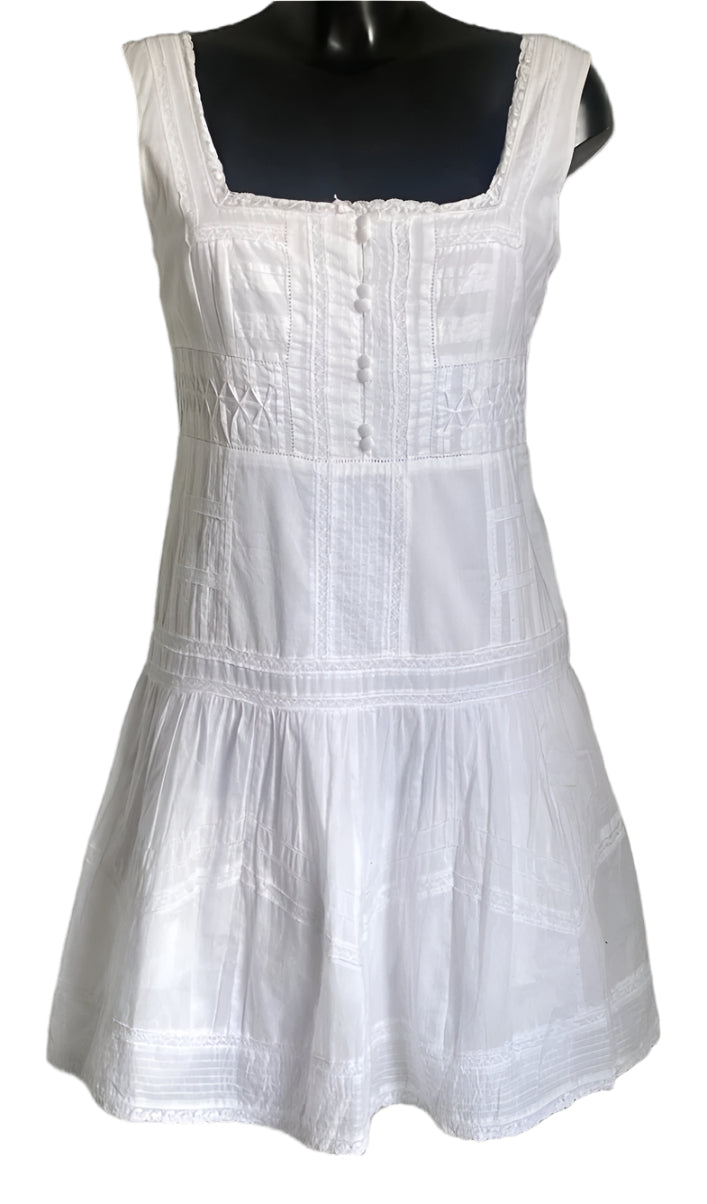Vintage Karen Millen White Dress - size UK12 - Pre-loved