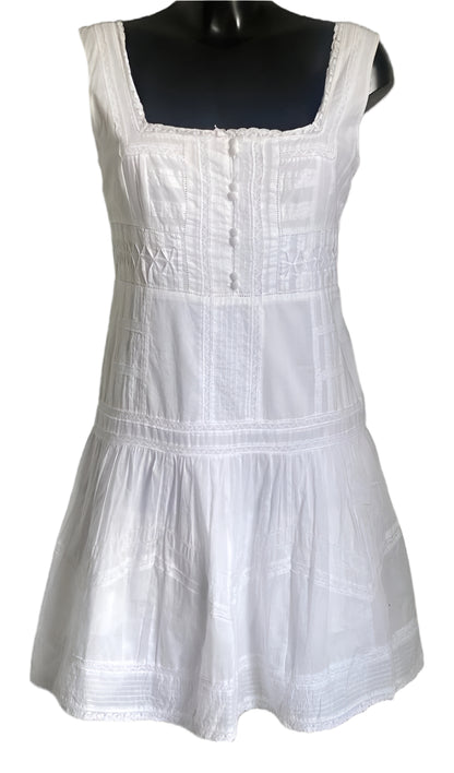 Vintage Karen Millen White Dress - size UK12 - Pre-loved