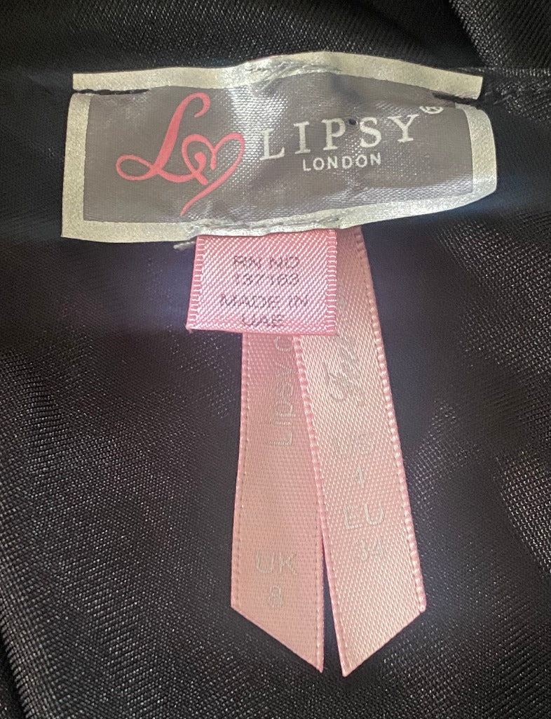 LIPSY London Black Ruched Top - Labels