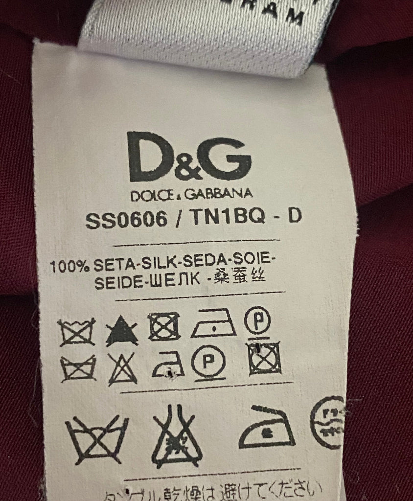 Dolce & Gabbana Silk Shirt UK12 - Pre-loved
