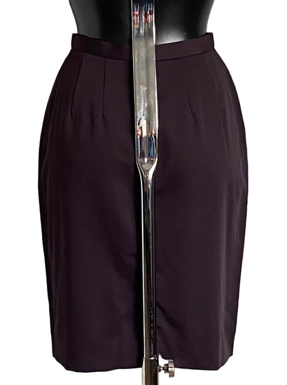 Kenzo Burgundy Vintage Skirt UK10