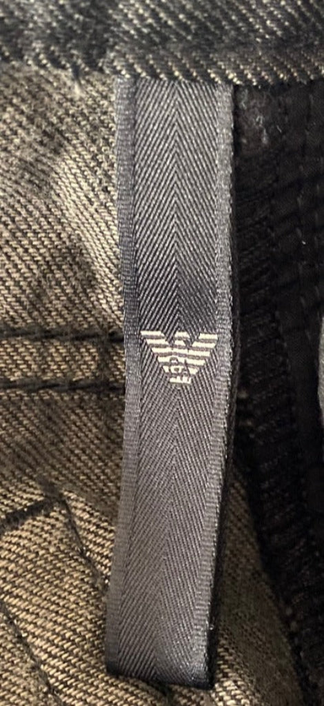 Emporio Armani Black Jeans Tag