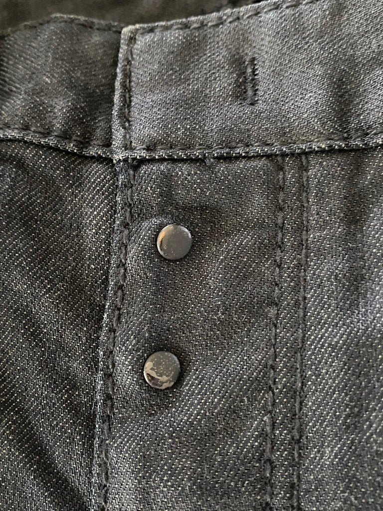 Emporio Armani Black Jeans - Fly Studs