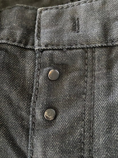 Emporio Armani Black Jeans - Fly Studs