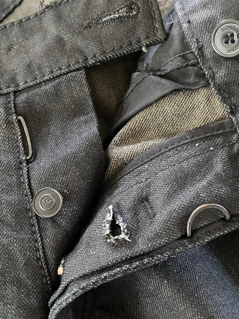 Emporio Armani Black Jeans - Buttons