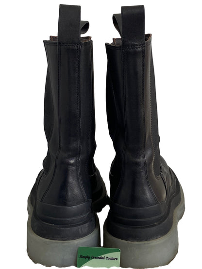 BOTTEGA VENETA Black Tire Boots UK4 - Pre-loved