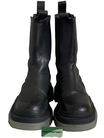 BOTTEGA VENETA Black Tire Boots UK4 - Pre-loved