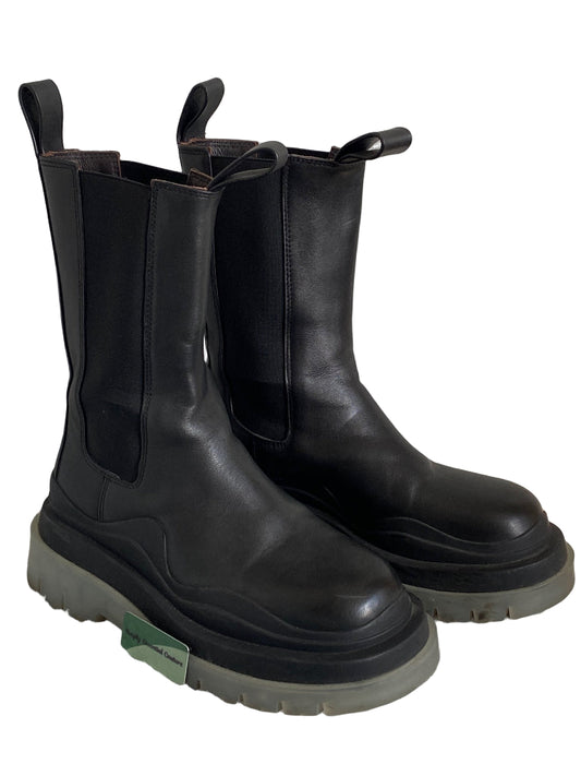 BOTTEGA VENETA Black Tire Boots UK4 - Pre-loved