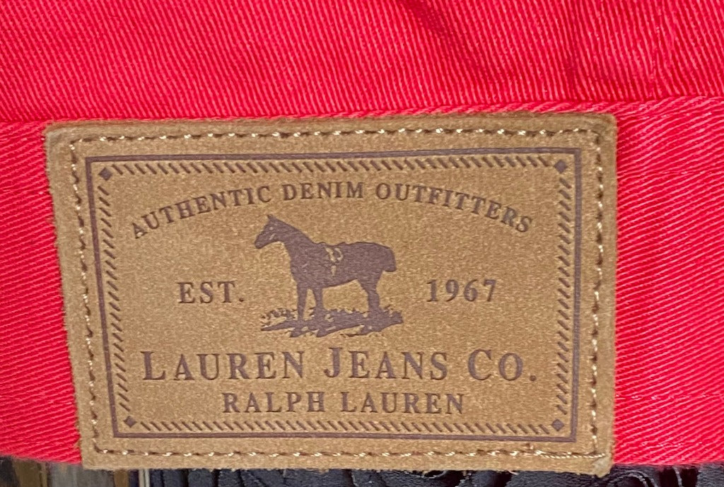 Ralph Lauren Red Jacket - Leather Patch