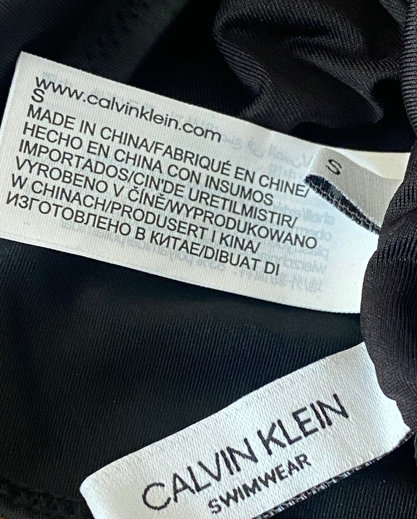 Calvin Klein Black Bikini Size S - NEW with Tags