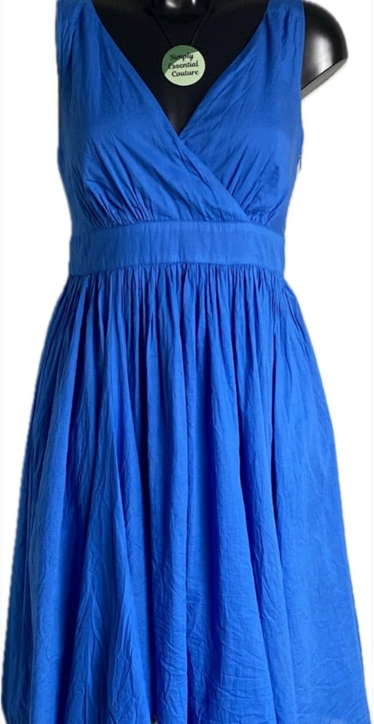 Monsoon Blue Handkerchief Dress - UK12