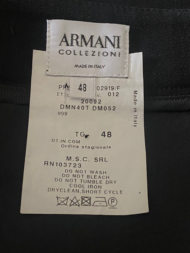 Armani Black Pencil Skirt  UK 18 - Pre-loved in fabulous condition