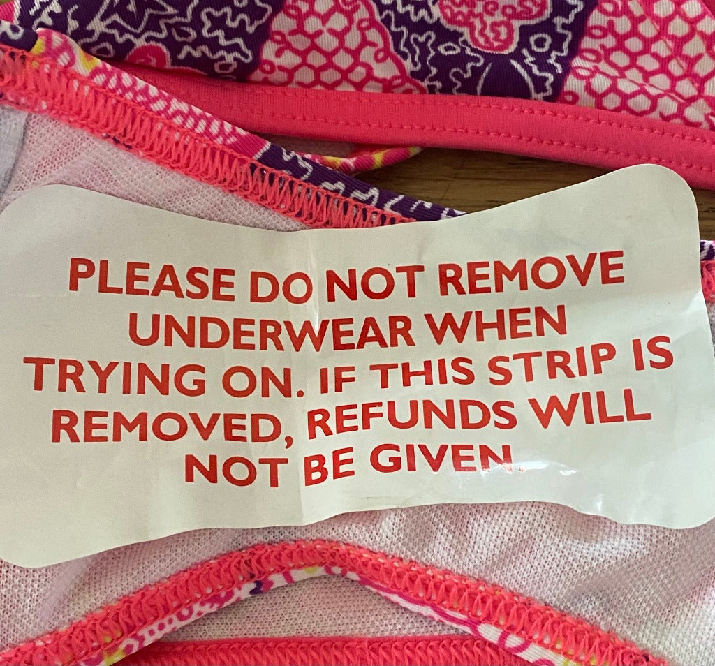 Zandra Rhodes Pink Bikini size UK10. NEW