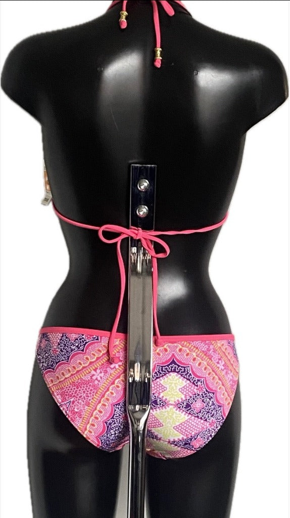Zandra Rhodes Pink Bikini size UK10. NEW