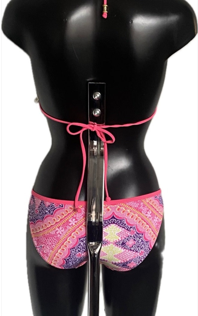 Zandra Rhodes Pink Bikini size UK10. NEW