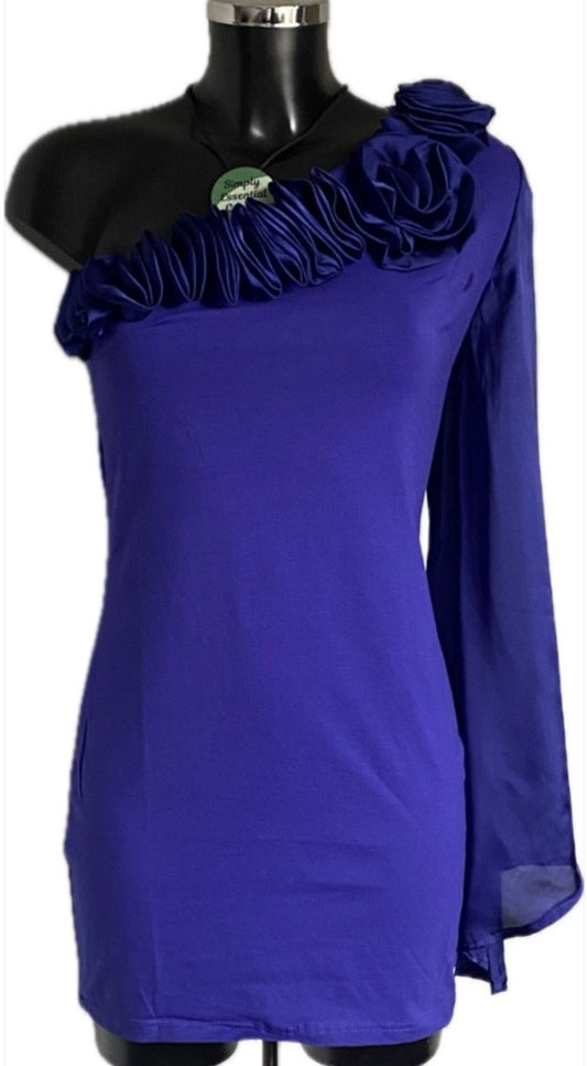 AX Paris Purple Dress  UK 12 NEW with Tags