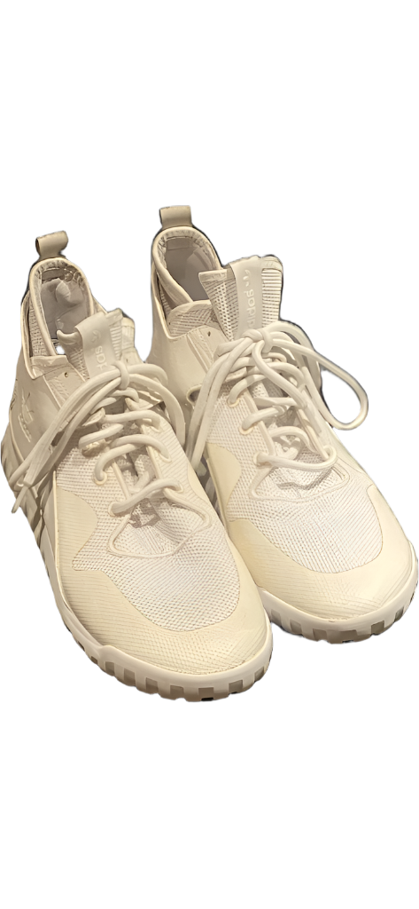 Adidas Tubular White  Trainers - size UK9.5 - Pre-loved