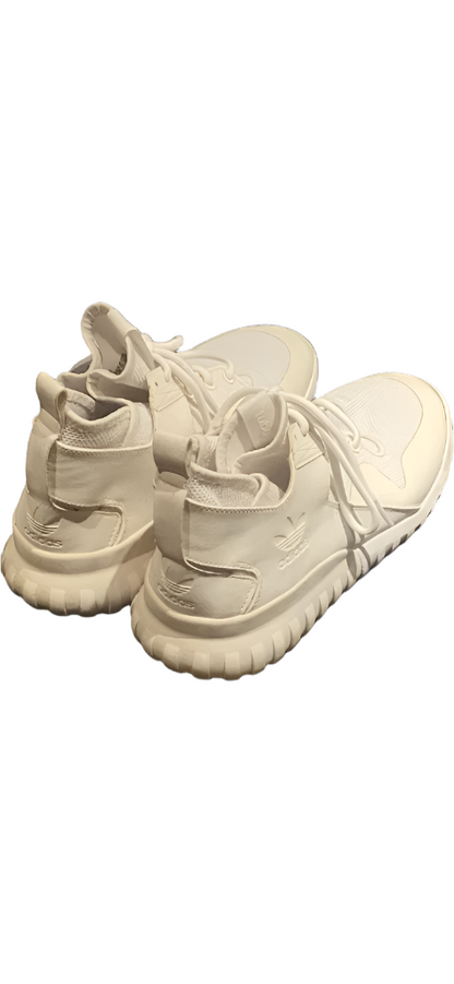 Adidas Tubular White  Trainers - size UK9.5 - Pre-loved