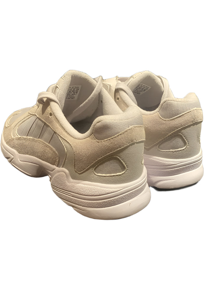 Adidas Light Grey and White Trainers - Rear
