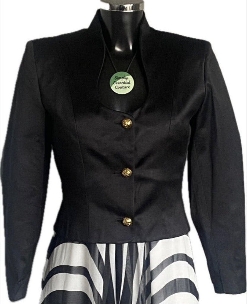Salvatore Ferragamo Black Jacket - UK12
