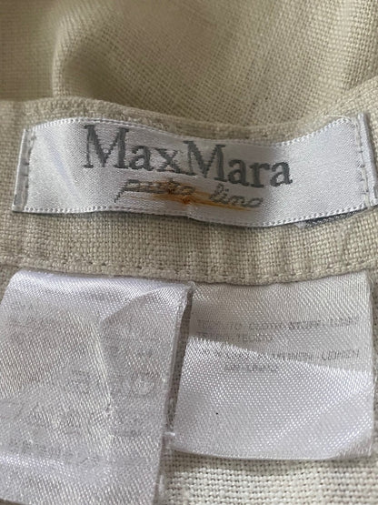 Max Mara Silk / Linen Trousers Size UK14 - Pre-loved