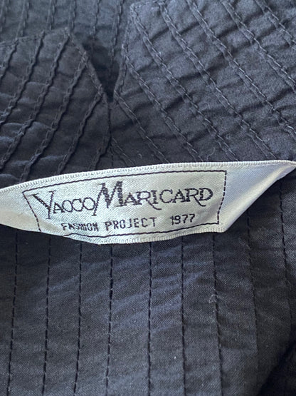 Yacco Maricard Black Asymmetrical Shirt Size 0 - UK6