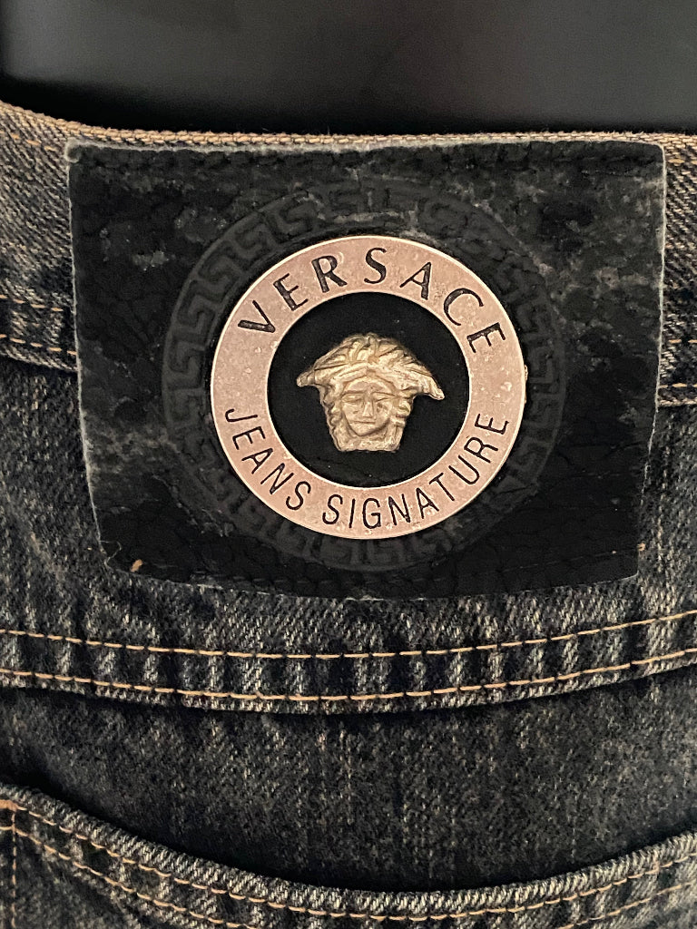 VERSACE BOUTIQUE Black Jeans W32x30 - Pre-loved