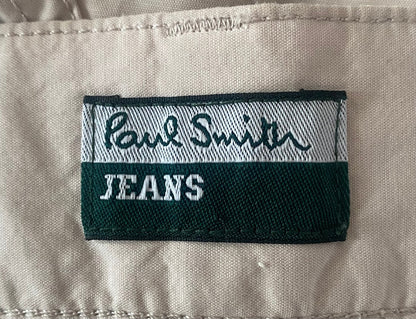 Paul Smith Cream Cotton Jeans - Badge
