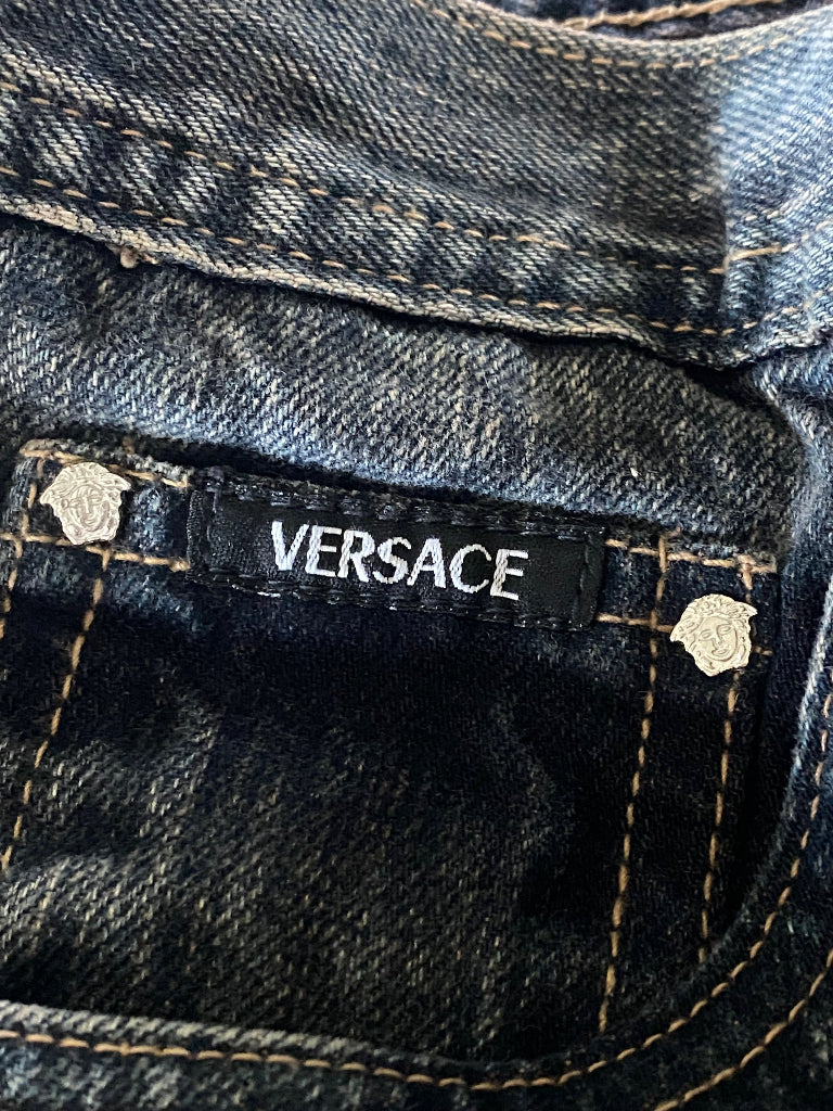 VERSACE BOUTIQUE Black Jeans W32x30 - Pre-loved