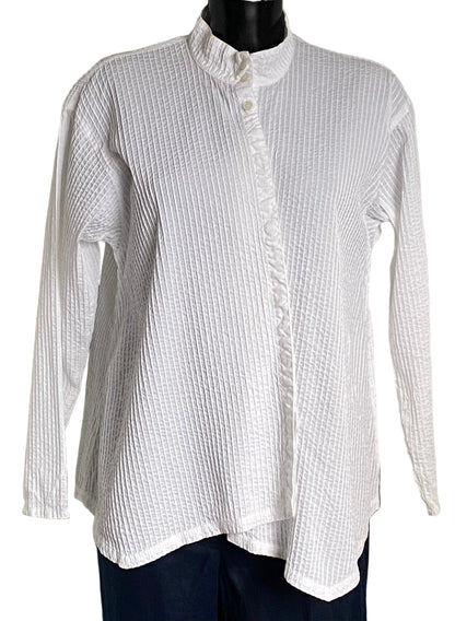 YACCO MARICARD Asymmetrical Shirt Size 2 UK12-14  - Pre-loved