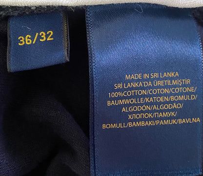 POLO Navy Chino Trousers - Size Tags