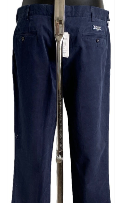 POLO Navy Chino Trousers - Rear