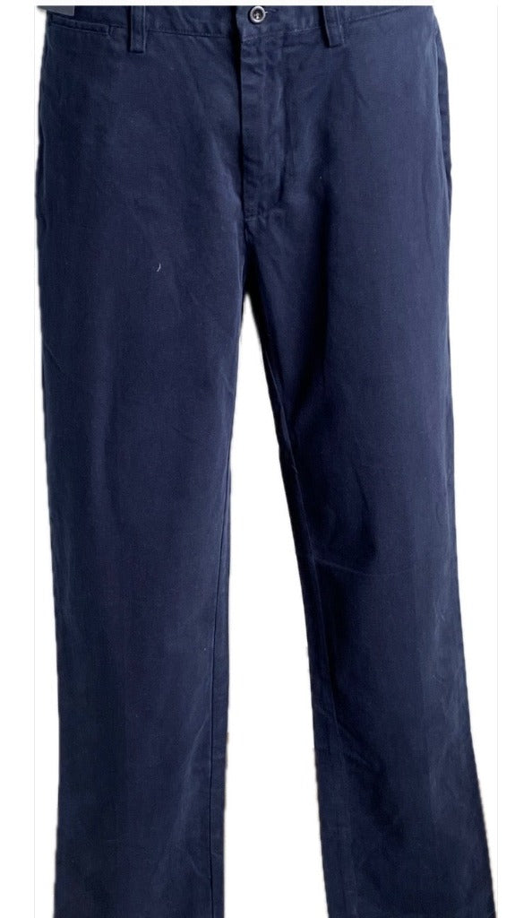 POLO Navy Chino Trousers - Front