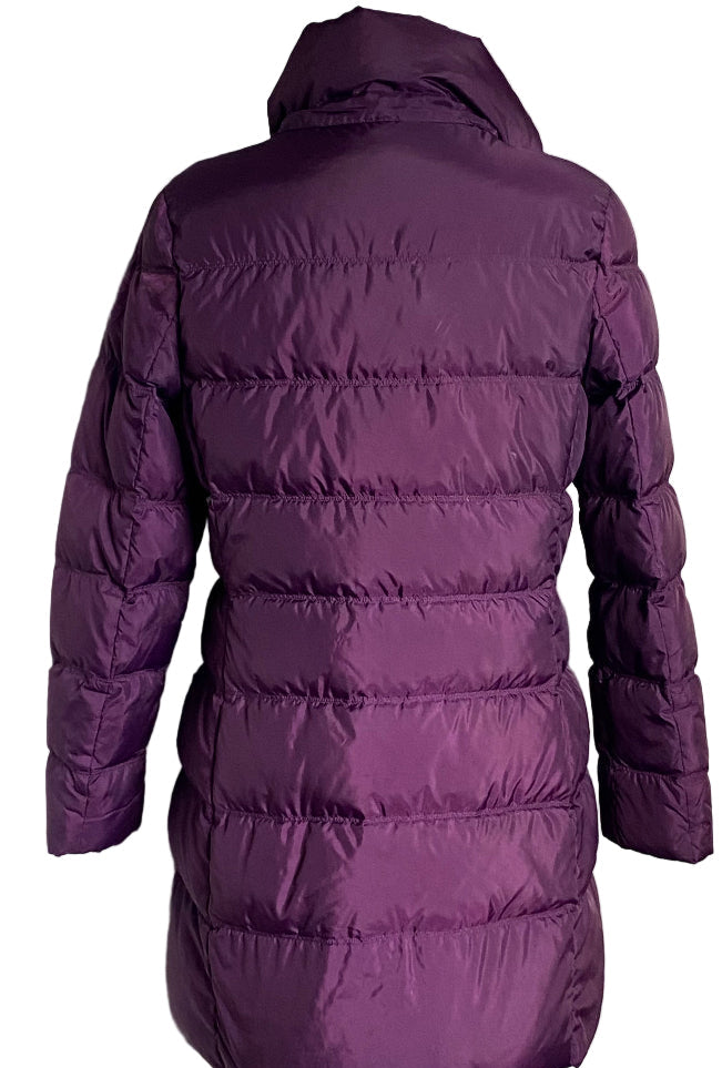 HILFIGER Purple Coat Size L - Pre-loved