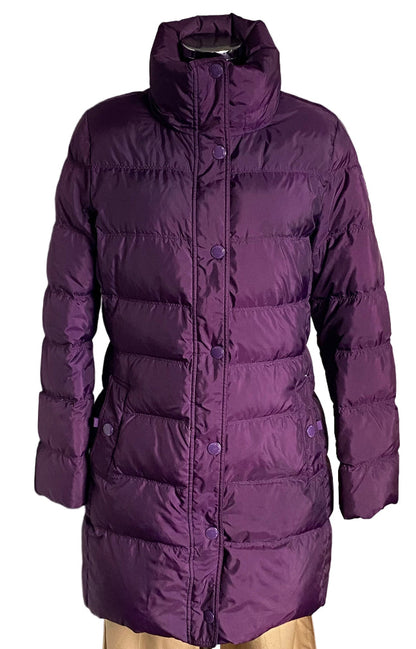 HILFIGER Purple Coat Size L - Pre-loved